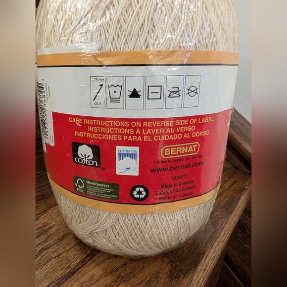 Handicrafter Crochet Cotton by Bernat size 10 100% Cotton 400g - Picture 4 of 6